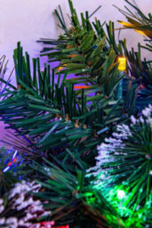 Christmas Tree World 180Cm Pre-Lit Decorated Mixed Pine Garland Warm White/multicolour Leds - thumbnail 9