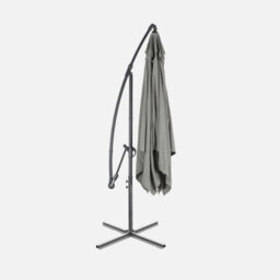 Sweeek - Offset Square Parasol 3X3M - Hardelot 3X3M - Kaki - Anti-Return Crank Handle   Water-Repellent Fabric   Easy To Use - thumbnail 2