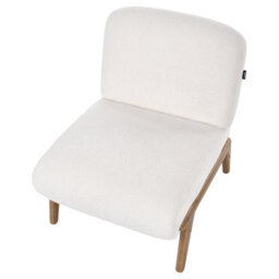 Beliani Armchair Niva Boucle Off-White - thumbnail 6