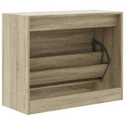 Walplus Shoe Cabinet Sonoma Oak 80X34X63 Cm Engineered Wood - thumbnail 7