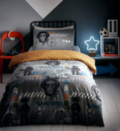 Portfolio Home Gamer Double Duvet Cover And Pillowcases - thumbnail 1