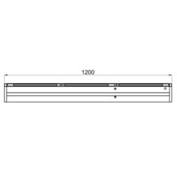 Affine Triple Door Bathroom Led Mirror Cabinet Wall Mounted Shaver Demister 1200X700mm - thumbnail 9