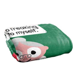 David Olenick The Claus Come Out Silky Supersoft Blanket Multicoloured (152Cm X 127Cm) - thumbnail 3