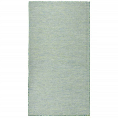 Berkfield Outdoor Flatweave Rug 80X150 Cm Turquoise