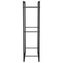 Walplus Firewood Rack Matt Black 50X28X94 Cm Steel - thumbnail 4
