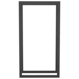 Walplus Firewood Rack Matt Black 50X28X94 Cm Steel - thumbnail 3