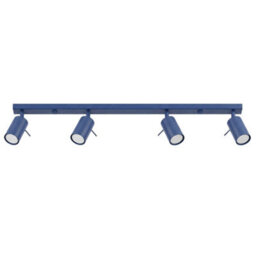 Sollux Lighting Ring Steel Ultramarine 4 Lights Modern Ceiling Lamps