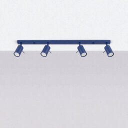 Sollux Lighting Ring Steel Ultramarine 4 Lights Modern Ceiling Lamps - thumbnail 2
