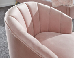 Gfw Pettine Velvet Accent Chair Blush Pink - thumbnail 7