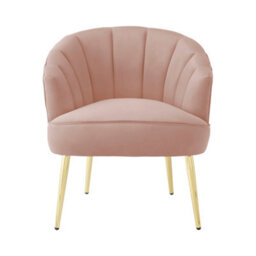 Gfw Pettine Velvet Accent Chair Blush Pink - thumbnail 2