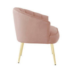 Gfw Pettine Velvet Accent Chair Blush Pink - thumbnail 4