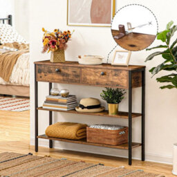 Console Table Hallway Table Sofa Table Side Table With 2 Drawers - thumbnail 1