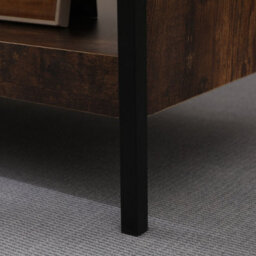 Furniturehmd Industrial Side Table Coffee Table End Table Living Room Storage Table With Metal Frame For Home Office - thumbnail 5