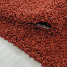 Prime Plus Extra Thick Heavy 5Cm Pile Soft Shaggy Rugs Modern Area Rugs Bedroom Hall Rugs (Terracota, 160 X 230Cm) - thumbnail 2