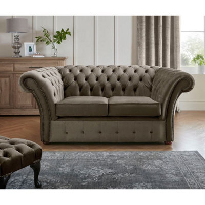 Chesterfield Beaumont 2 Seater Sofa Malta Taupe 08 - image 1