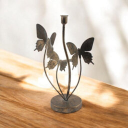 Minster Candle Holder - Metal - L12 X W15 X H35 Cm - thumbnail 4
