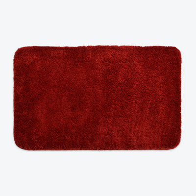 Allure Bath Fashions Luxury Microfibre Bath Mat Non-Slip - Wine - image 1