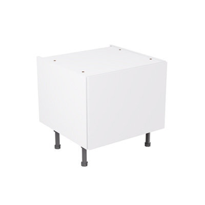 Kitchen Kit White Matt Slab Door Belfast Sink Base Unit Cabinet Flatpack - 600X455mm - image 1