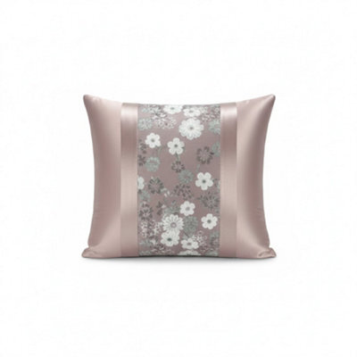 Embroidery Duvet Cover Set Luxury Bedding With Matching Pillowcases Pink - image 1