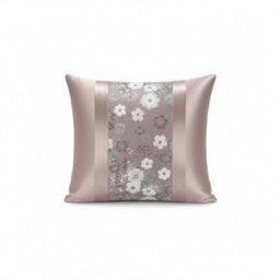 Embroidery Duvet Cover Set Luxury Bedding With Matching Pillowcases Pink - thumbnail 1