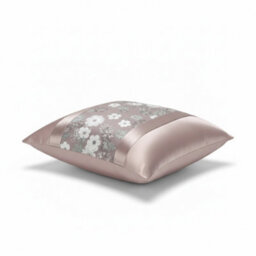 Embroidery Duvet Cover Set Luxury Bedding With Matching Pillowcases Pink - thumbnail 2