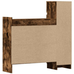 Walplus Shoe Cabinet Smoked Oak 100.5X28X100 Cm Engineered Wood - thumbnail 8