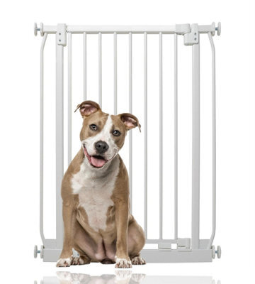 Bettacare Extra Tall Elite Narrow Dog Gate, 65.5Cm - 74.5Cm, Matt White, Extra Tall 96.8Cm In Height, Pressure Fit Pet Gate - image 1