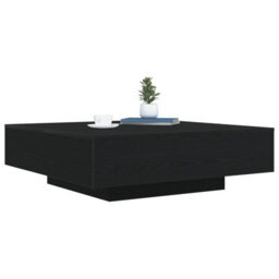 Walplus Coffee Table Black Oak 100 X 100 X 31 Cm Engineered Wood - thumbnail 3