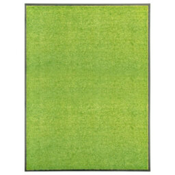 Berkfield Doormat Washable Green 90X120 Cm - thumbnail 1