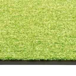 Berkfield Doormat Washable Green 90X120 Cm - thumbnail 3