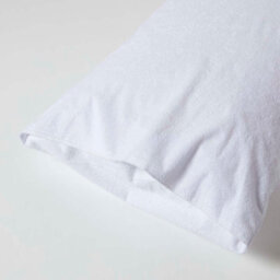 Homescapes Terry Towelling Waterproof Pillow Protectors Standard Size, Pack Of 4 - thumbnail 4