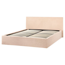 Beliani Ottoman Bed Boucle Orbey 160 X 200 Cm (Eu King Size) Beige - thumbnail 6