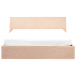 Beliani Ottoman Bed Boucle Orbey 160 X 200 Cm (Eu King Size) Beige - thumbnail 8