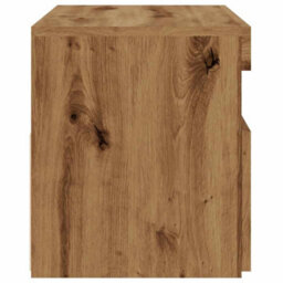 Berkfield Tv Cabinets With Led Lights 2 Pcs Artisan Oak Engineered Wood - thumbnail 9