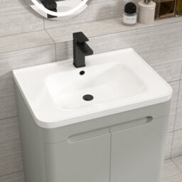 Royal Bathrooms Venice 800mm Dove Grey Floor Standing Vanity Unit 2 Door With Ceramic Basin - thumbnail 6