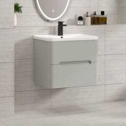 Royal Bathrooms Venice 800mm Dove Grey Floor Standing Vanity Unit 2 Door With Ceramic Basin - thumbnail 5