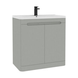Royal Bathrooms Venice 800mm Dove Grey Floor Standing Vanity Unit 2 Door With Ceramic Basin - thumbnail 8