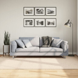 Walplus Rug Huarte Short Pile Soft And Washable Beige 160X230 Cm - thumbnail 1