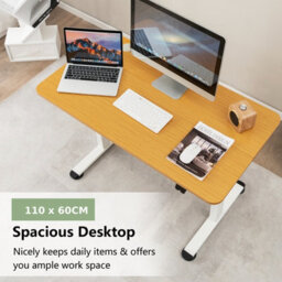 Costway 110 X 60Cm Electric Height Adjustable Standing Desk Sit To Stand Computer Workstation Table - thumbnail 8