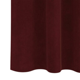 Berkfield Blackout Curtains With Top Tape 2 Pcs Wine Red Velvet - thumbnail 5