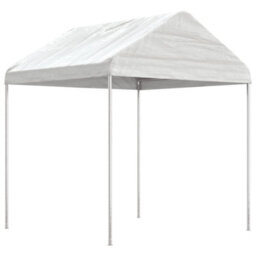 Walplus Gazebo With Roof White 6.69X2.28X2.69 M Polyethylene - thumbnail 2