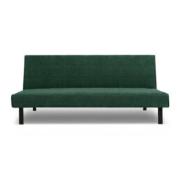 Vittoria Click Clack Sofa Bed In Premium Textured Linen 3 Seater Green - thumbnail 5