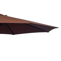 Outsunny 3(M) Garden Banana Parasol Cantilever Umbrella W/ Crank, Coffee - thumbnail 9