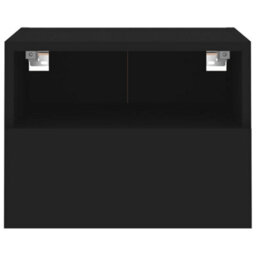 Berkfield Tv Wall Cabinets 2 Pcs Black 40X30X30 Cm Engineered Wood - thumbnail 8