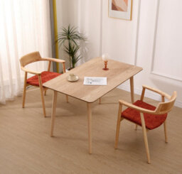 Nordlys Set Of 2 Wood And Terracotta Dining Chairs Exotic Boho Dining Room - thumbnail 9