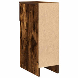 Berkfield Bedside Cabinets With Drawer 2 Pcs Smoked Oak 20X36X60 Cm - thumbnail 8