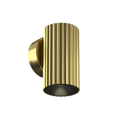 Luminosa Lighting Luminosa Calipso Outdoor Wall Down Lamp Brass 1Xgu10 - image 1