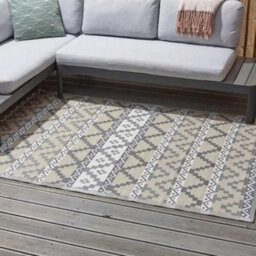 Smart Garden Alfresco Outdoor Garden Rug - Mocha Aztec 210Cm - thumbnail 1