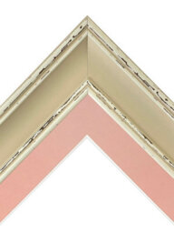 Frames By Post Scandi Clay Frame With Pink Mount For Image Size A5 - thumbnail 3