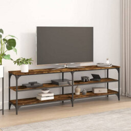 Walplus Tv Cabinet Smoked Oak 160X30X50 Cm Engineered Wood - thumbnail 1